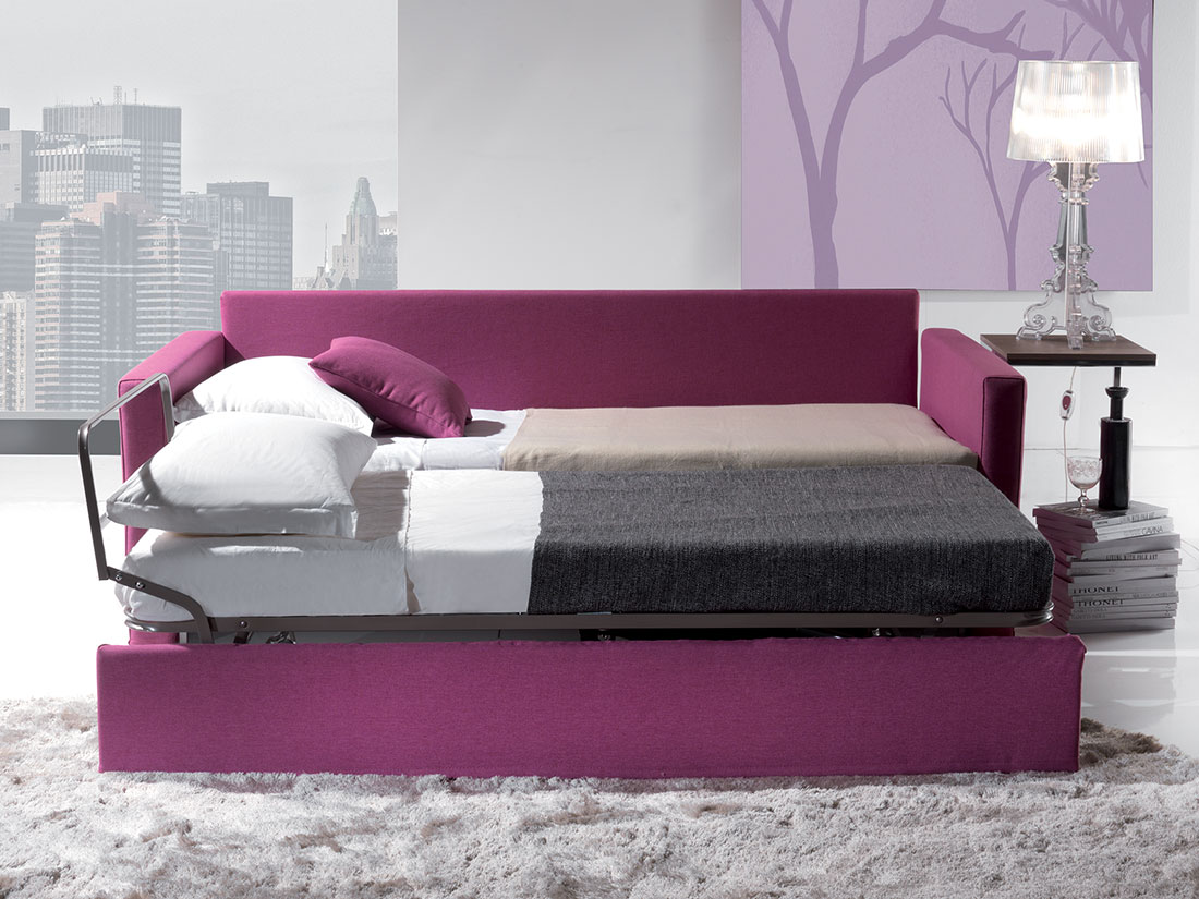 Divano letto Rosa da cm. 217x92x90